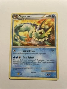 Pokémon Vaporeon 43/90 Undaunted 2010 TCG Non-Holo Card - Picture 1 of 2