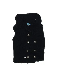 The Children's Place Girls Black Sweater Vest 5 - Picture 1 of 2