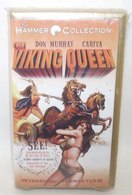 The Viking Queen (VHS, 1999) WS Clamshell Anchor Bay Hammer 1967 Film NEW Sealed - Image 1 of 4