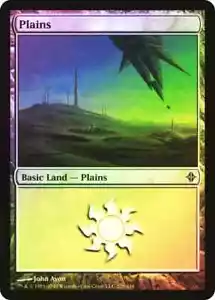 MTG FOIL Plains 229 - Rise of the Eldrazi #229 - Foto 1 di 1