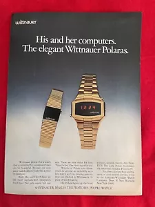 Pubblicità Stampa Orologio Wittnauer Polaras 1975 Vintage - Foto 1 di 7