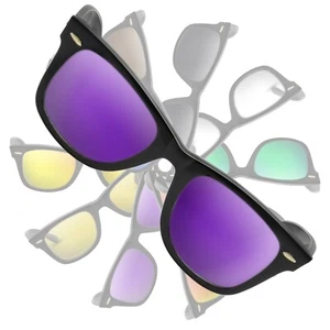 POLARIZED Metallic  Purple Replacement Lenses For Ray Ban Original Wayfarer 54 - Picture 1 of 5