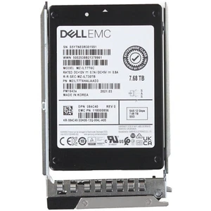 7.68TB SSD SAS 2.5" 12G for Dell SERVER HARD DRIVE R440 R540 R640 R740 12GBPS - Afbeelding 1 van 2