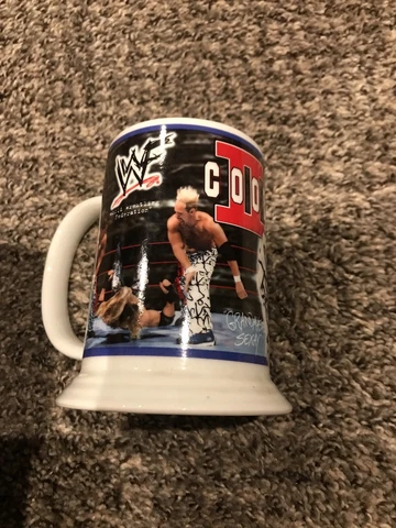 Official WWF II Cool Danbury Mint Collector Stein Mug - 2001 Cover