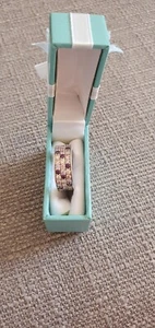 Diamonique Sterling Silver Multi Colour Band Ring. Size J 1/2 - Picture 1 of 7
