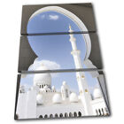 Islam Temple Muslim Architecture TREBLE DOEK WALL ART foto afdrukken