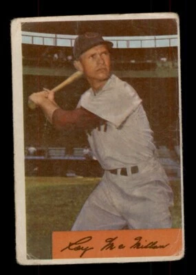1954 BOWMAN #12 ROY MCMILLAN CINCINNATI REDS (LOW GRADE) - Image 1 of 2