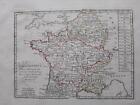 1819 Borghi Mappa Gallia vetus Notiones Exhibens que inter Caesariana France Map