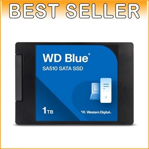 Upgrade Your PC: 1TB WD Blue SA510 SATA III SSD - Fast, Reliable & Lightweight - Afbeelding 1 van 7