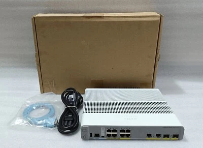 Cisco Catalyst WS-C3560CX-8PC-S Ethernet Switch | 8-Port PoE | IP Base - Image 1 of 4