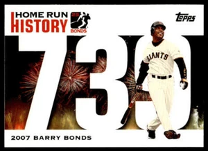 2007 Topps Updates & Highlights Barry Bonds #739 Home Run History Giants - Picture 1 of 2
