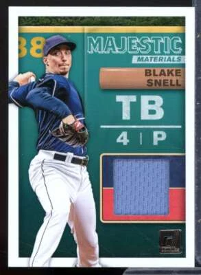 Blake Snell Card 2019 Donruss Majestic Materials #32  - Image 1 of 2