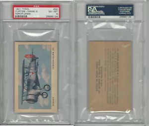 UO1, Tydol Motor Oil, Flugzeuge, 1941, #30 Curtiss Hawk, Turkey, PSA 6 EXMT - Bild 1 von 1