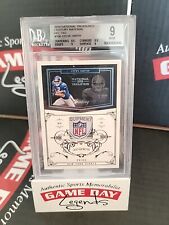 2010 National Treasures Steve Smith CENTURY NFL TAG 1/1 One Of One Bgs 9