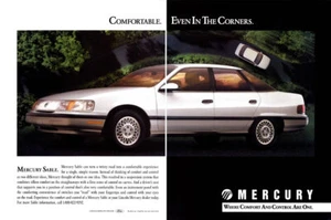 1989 Mercury Comfort and Control in one Car vintage 2-page MAGAZINE AD - Picture 1 of 1