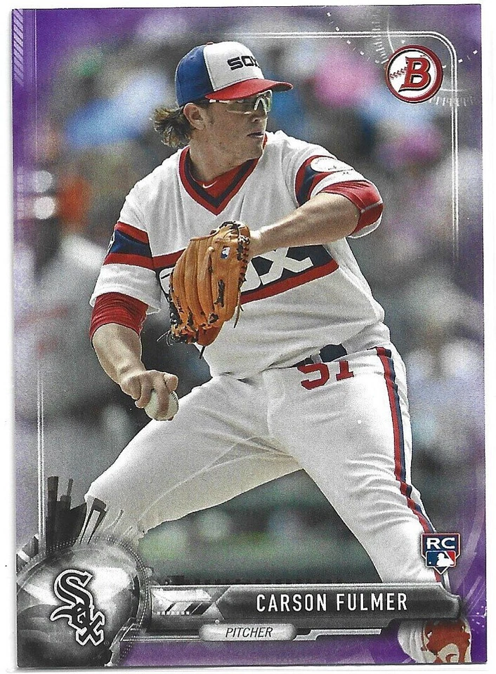 2017 Bowman Rookie Purple /250 Carson Fulmer #22 - Image 1 of 1