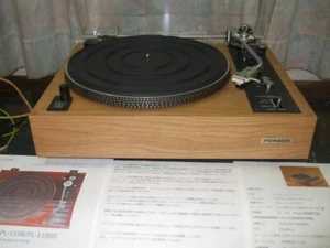 Pioneer PL-1100D Direct Drive Turntable Vintage Rare Working with Cartridge - Picture 1 of 9
