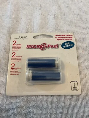 Emjoi MICRO PEDI Portable Pedicure 2 Unique Rollers *NEW* - Image 1 of 2