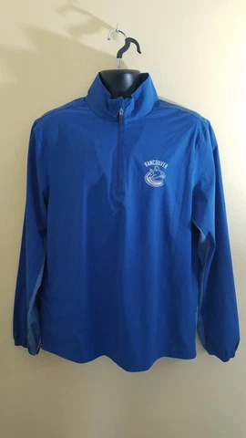 Vancouver Canucks Lululemon Pullover NHL Hockey Jacket Gently Used Size L Cover