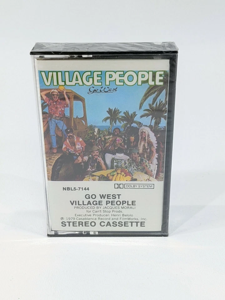 Village People Go West CASSETTE Tape 1979 Casablanca NBL5-7144 In The Navy RARE! Foto 1 de 3
