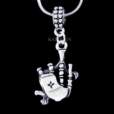 ~Collar Gaita Escocia~ Joyería Instrumento Musical Música Viento Madera Escocés Foto 1 de 4