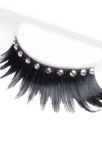 Eyelashes w Swarovski rhinestones 1L316 - Picture 1 of 1