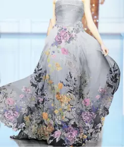 100% Mulberry Thin Silk Chiffon for Special Occasion, Everyday Wear -By The Yard - Picture 1 of 7