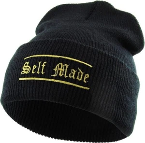 SELF MADE Winter Beanie - Stylish & Cozy Knit Hat for Cold Weather Comfort - Picture 1 of 1