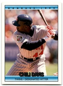 1992 Donruss Chili Davis Minnesota Twins #115 - Picture 1 of 2