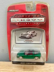 Greenlight Corvette Collection 2007 Corvette Green Chase - Imagen 1 de 2