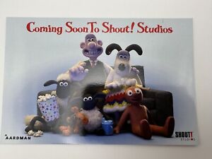 SDCC 2023 EXCLUSIVE Shout! Factory Wallace and Gromit Promo Post Card