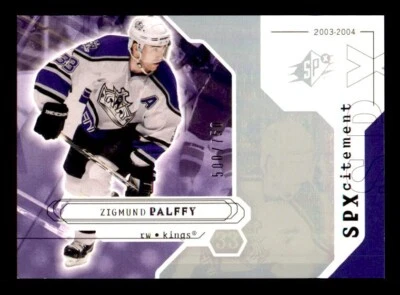 2003-04 SPx SPXcitement #143 Ziggy Palffy Kings RARE #500/750 - Image 1 of 2