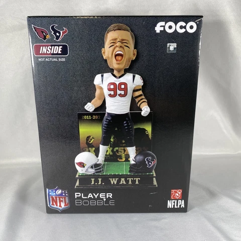 JJ Watt Houston Texans & Arizona Cardinals Retirement Bobblehead #60/99 Cover