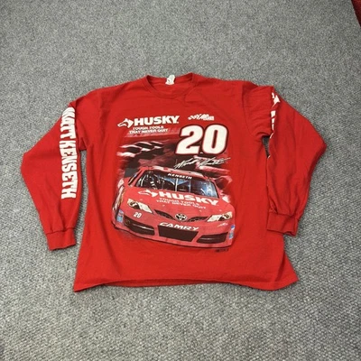 Matt Kenseth Husky Tools Shirt Mens Large Red NASCAR Racing Long Sleeve Delta - Image 1 of 4