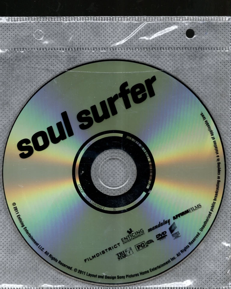 Soul Surfer (2011) DVD *DISC ONLY* = REGION 1 - AnnaSophia Robb - Image 1 of 1