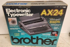 Vintage Brother AX-24 Typewriter New In Open Box Look - Picture 1 of 8