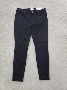 LOFT Legging Jeans Womens 6 28 Black Stretch Skinny Five Pocket Jeggings Denim - Picture 1 of 15