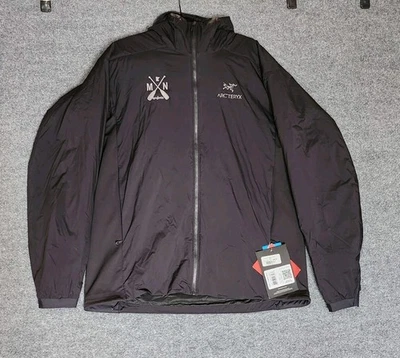 Куртка мужская Arc'teryx Atom легкая утепленная куртка-бомбер легкая черная на молнии пуховик зимняя - Изображение 1 из 4