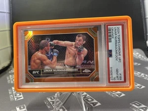 2024 Topps Chrome UFC Umar Nurmagomedov Orange 20/25 PSA 10 Pop 1 !!!! - Picture 1 of 2