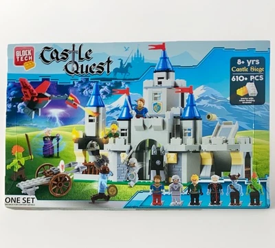 2019 Block Tech CASTLE QUEST Building Block Set +610 Pieces RARE NEW SEALED - Image 1 of 4