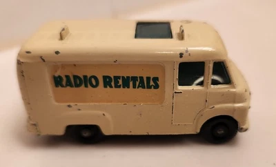 VINTAGE LESNEY GREY WHEELS #62 RADIO RENTALS TRUCK-1950s MATCHBOX - Image 1 of 4