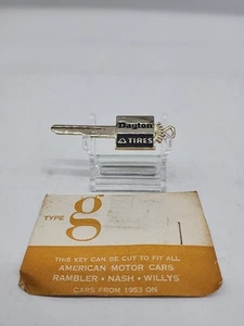 NOS AMERICAN MOTOR Uncut Key Blank - From 1953 and on- Rambler - Nash - Willy's - Picture 1 of 3