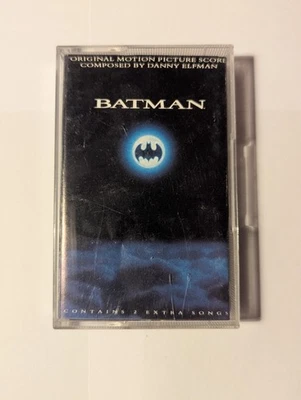 Tim Burton Batman - Danny Elfman ‎Motion Picture Soundtrack - Cassette  - Image 1 of 4
