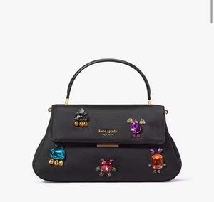 Kate Spade KI630 Grace Embellished Satin Small Top-handle Bag - Picture 1 of 7