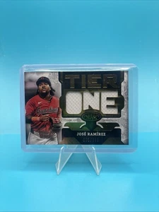2025 Topps Tier One - Tier One Relic Die Cut Jose Ramirez #T1RD-JR /149 (MEM) - Bild 1 von 3