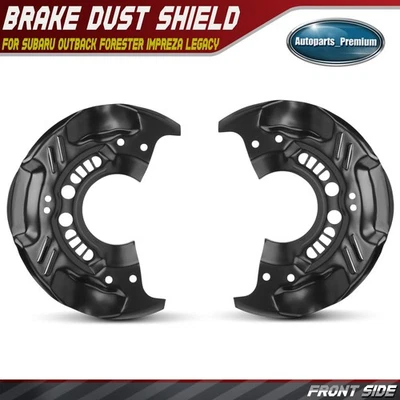 2x Protectores antipolvo de freno delanteros para Subaru Outback 2000-2002 Forester Impreza Legacy Foto 1 de 4