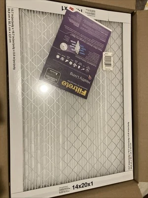 Filtrete 14x20x1 Electrostatic Air Cleaning Filter  Quantity 4 - Image 1 of 4