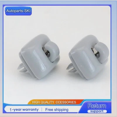 Se adapta a 8U0857562A Audi A1 A3 A4 A5 Q3 Q5 S3 S4 S5 TT 2 piezas gris parasol clip gancho Foto 1 de 4