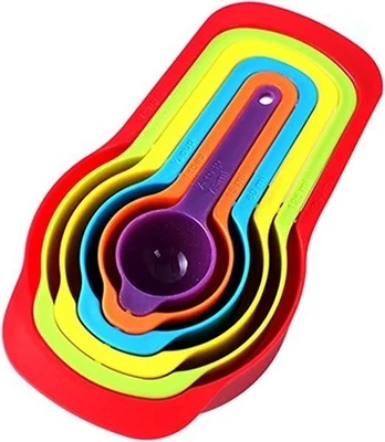 Mama Colourful Measuring Cup / Measuring Spoon Set (6pcs/pack) - Image 1 of 4