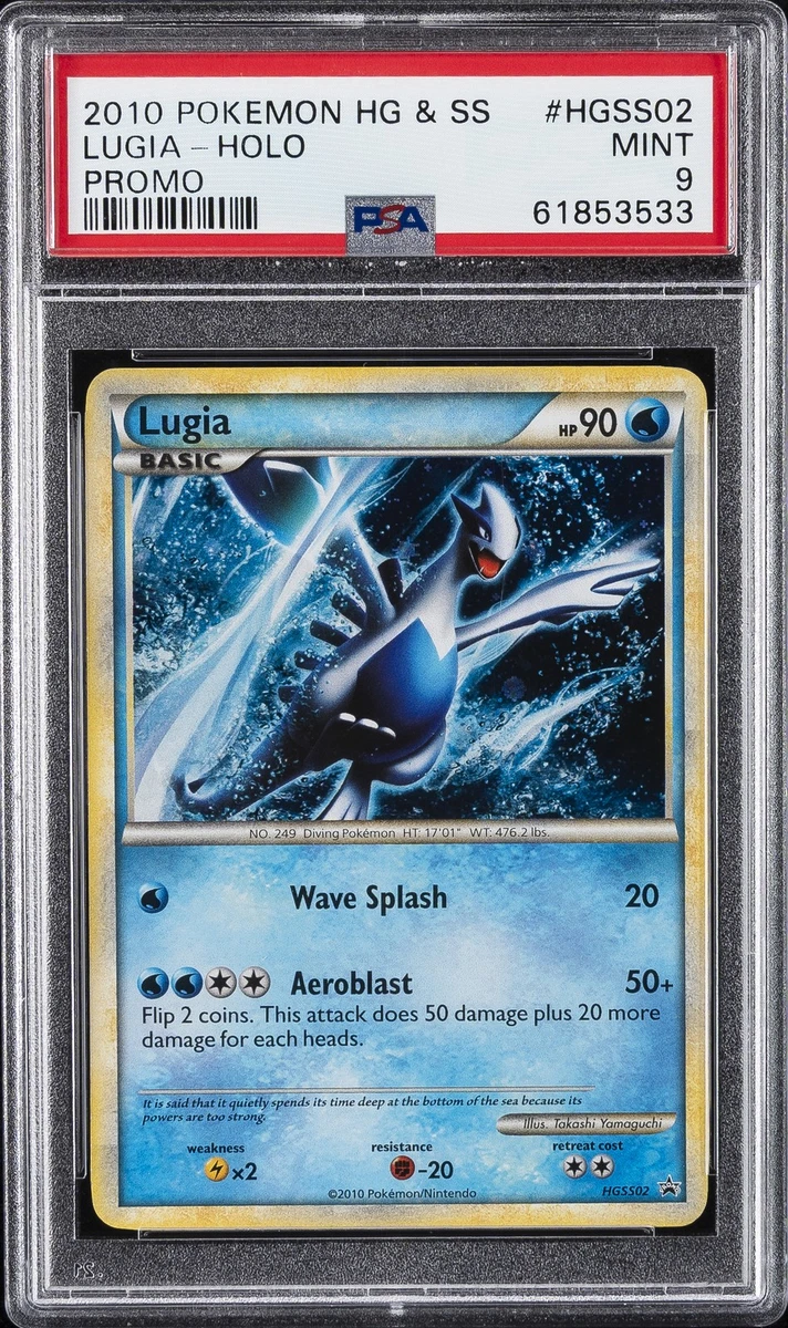 Lugia Pokémon TCG Professional Sports Authenticator (PSA) Grade 9